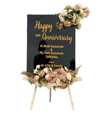 Papan Bunga Akrilik Nendayung